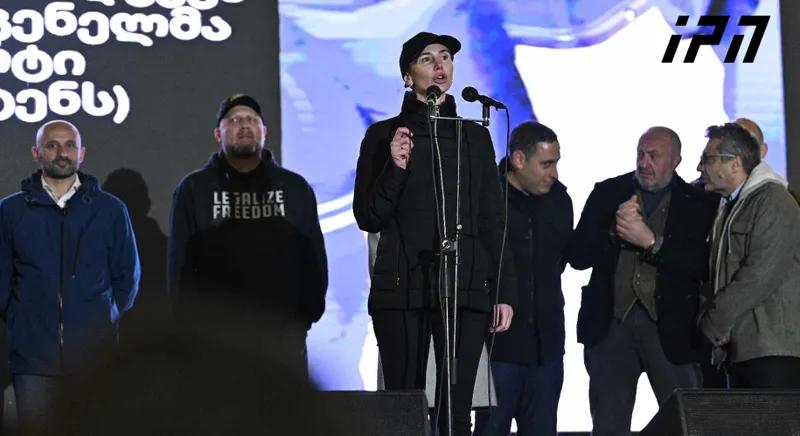 Тина Бокучава – План – это возврат победы и повторные выборы, непримиримая борьба