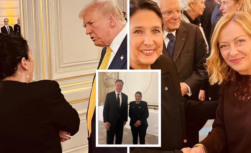 «В лице Дональда Трампа  у грузинского народа есть друг» - поездка Саломе Зурабишвили во Францию: встреча с Трампом, Макроном, Мелони и Маском: что пишет президент? (фото/видео)