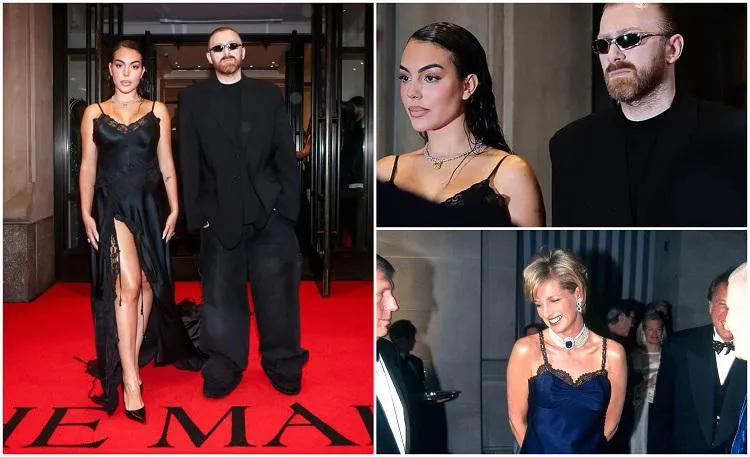 Жена Роналду Джорджина на Met Gala с Гурамом Гвасалия в созданном им прекрасном платье - история создания платья: что пишет грузинский дизайнер