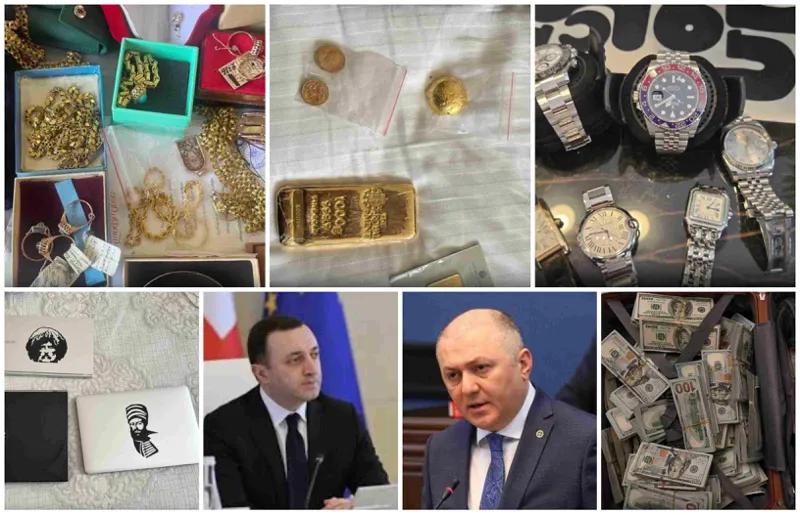 Золотые слитки и монеты, ювелирные изделия, дорогие часы, миллионы долларов и 50 мобильных телефонов — что СГБ изъяла из домов бывших высокопоставленных чиновников (фото/видео)