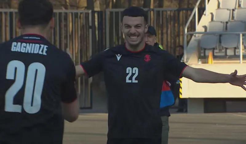 Национальная сборная Грузии по футболу в товарищеском матче одержала победу над Литвой
