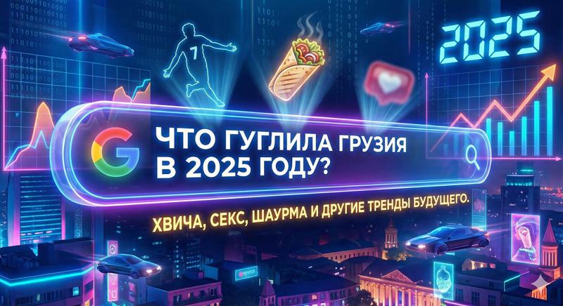 Что Грузия искала в Google в 2025 году: шаурма, кредиты, Хвича и не только