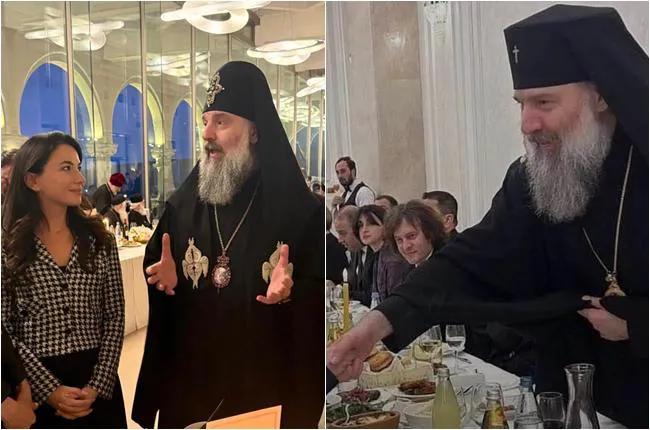 Праздничное застолье на Мтацминда - кто присутствовал на трапезе в честь восшествия Патриарха на престол (Фото)