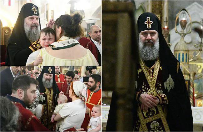 В рамках всеобщего крещения крестниками патриарха Шио III стали до 700 детей