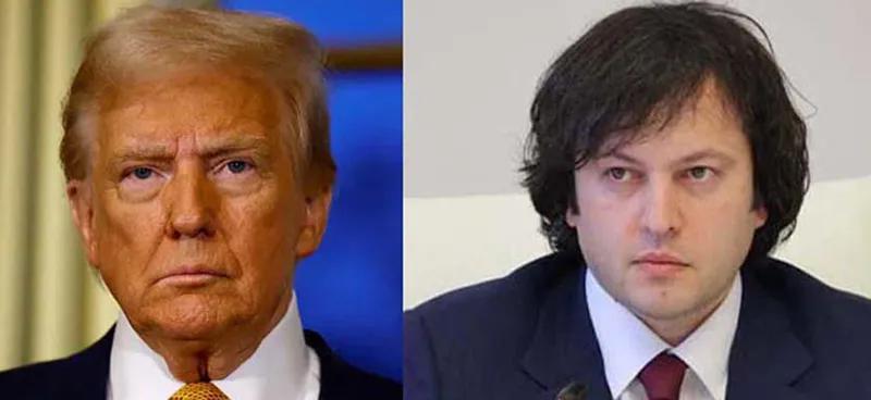 Дональд Трамп Ираклию Кобахидзе - С нетерпением ожидаю укрепления нашего сотрудничества