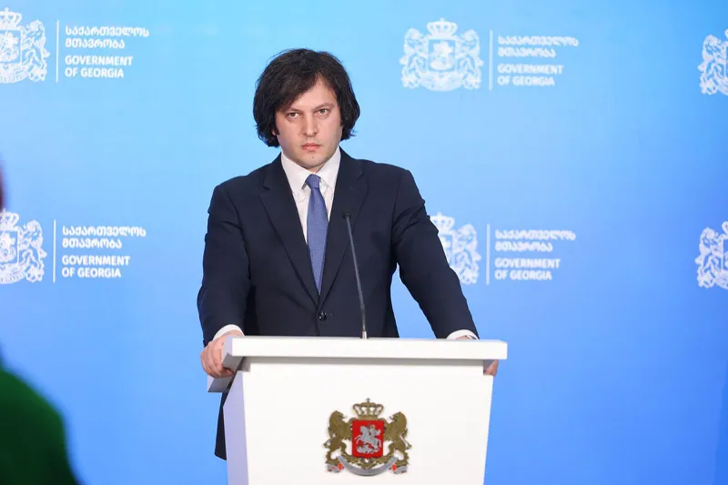 Премьер - В отношении Бидзины Иванишвили была просьба касательно встречи с Джеймсом О'Брайеном, на что Иванишвили ответил отказом - Он не может провести встречу под шантажом